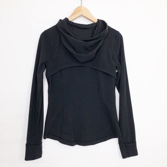 Lululemon define size 10 black hooded zipfront jacket - Picture 3 of 12